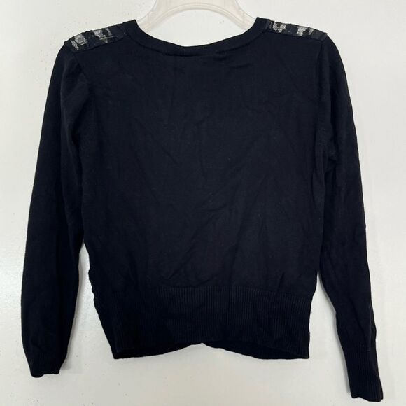 Voodoo Vixen Whimsigoth Lace Cardigan Size M Sheer Dark Romantic Fairy Witchy - Picture 5 of 9